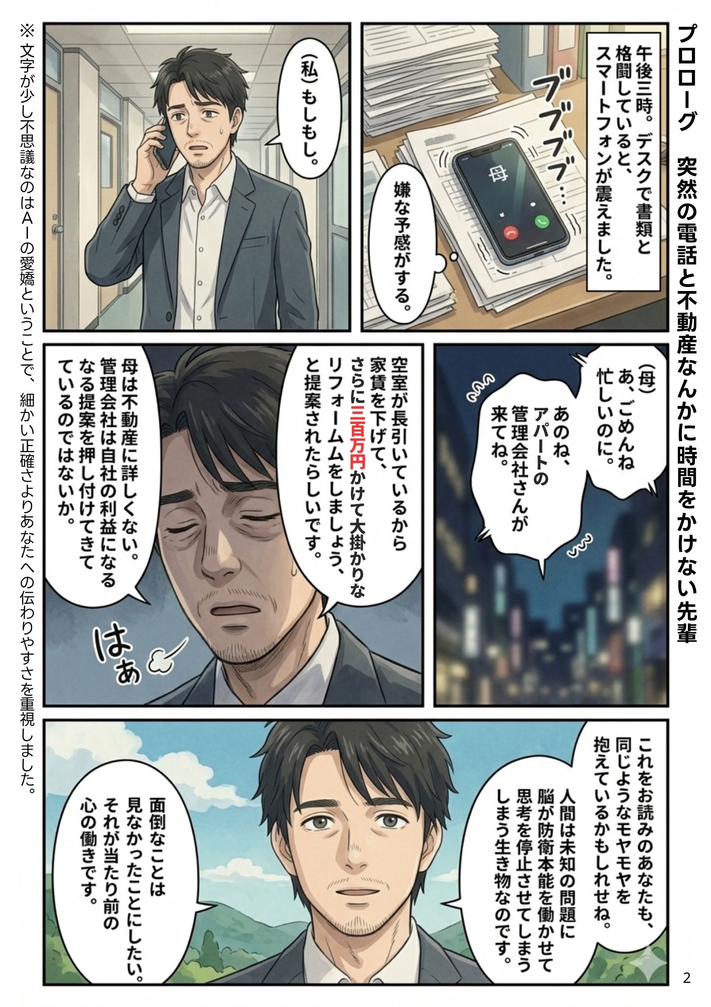 プロローグ 1ページ目